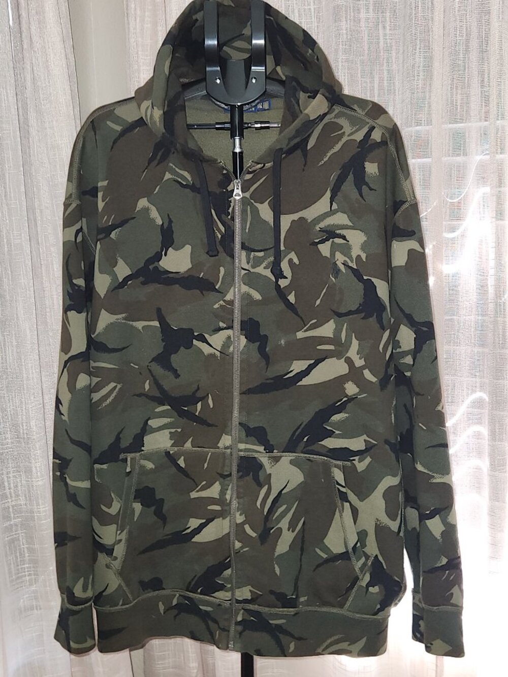 Polo Ralph Lauren Classic Fleece British Elmwood Camo Hooded Track Jacket